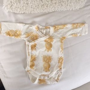 Kate Quinn baby kimono onesie long sleeves 0-3m